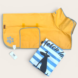 Dog Drying Set | Bath Towel & Robe
